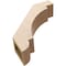 Ekena Millwork 5-inch W x 18-inch D x 18-inch H Aspen Rough Cedar Woodgrain TimberThane Knee Brace, Primed BRCUR05X18X18ASPRCPR - alternate 2